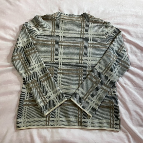 Cleo Checkered Crewneck Sweater - Picture 6 of 6